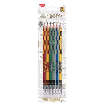 BB Maped Graphite Pencils+ER HARRY POTTER Bls=6EA