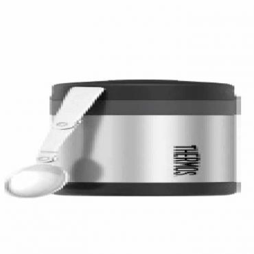 Thermos Stainless Steel Food Jar Wide Nec with Folding Spoon