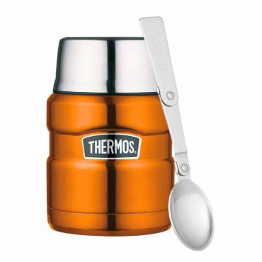 Thermos - Stainless King Food Flask With Folding spoon 470 m