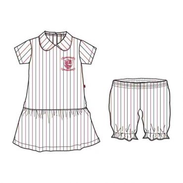 TMS STRIPED FROCK SET